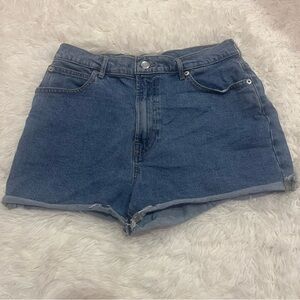 Everlane Way High Denim Short High Rise Size 29